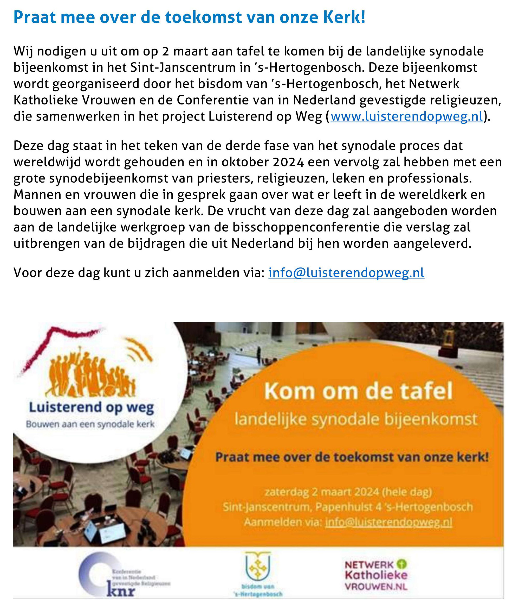 synodebijeenkomst